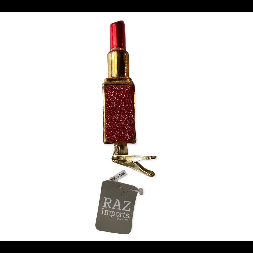 Christmas Ornament 🎄 LIPSTICK 💄 ORNAMENT New - Picture 5 of 5